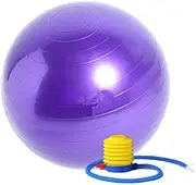 Stability Ball Exercises for a Stronger Core Swiss Yoga Balance Balls (Purple, 55CM)