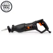 10A Variable Speed Reciprocating Saw 8-Position Tool-free Blade Lightweight NEW