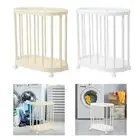 Laundry Basket Cart Laundry Hamper Metal Portable Storage Organization Storage