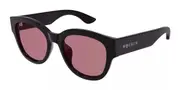 Alexander McQueen AM0509SA Asian Fit 004 Women’s Sunglasses Purple Size 55