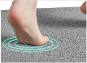 PVC Non Slip Shower Mat Bath mat Quick Drying Bathroom Floor Mat 60cmx60cm