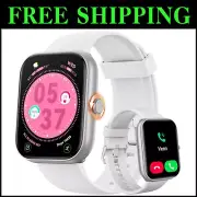 Advanced Waterproof Smart Watch with 110+ Sports Modes & Built-in Alexa - White