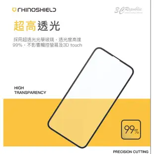 犀牛盾 iPhone X XR Xs MAX 11 Pro 耐衝擊 疏油疏水 3D 滿版 9H 玻璃貼 螢幕 保護貼