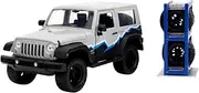Jada Toys JUST Tracks Series 1/24 2007 Jeep Wrangler Gray/Black Finished Product