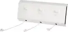 Leifheit Rollfix 150 Triple Longline Wall Airer, Three Wire Clothes Dryer Length