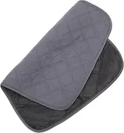Guinea Pig Cage Liner Washable Hamster Pee Mat for Small Pets Reusable Non Slip Training Pad Breathable Deep Grey Design for Bunnies