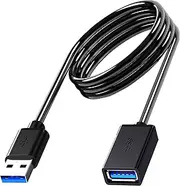 tunghey USB 3.0 Extension Cable Type A Male to Female Extension Cord Withstands Fast Data Transfer Compatible with USB Keyboard, USB Hub, Mouse, Webcam, Printer, Hard Drive and More (1M)