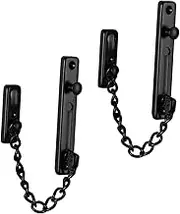 HOLIDYOYO 2pcs Anti-Theft Door Chain Lock and Practical Home Security for Enhanced Privacy and Safety Residential Spaces