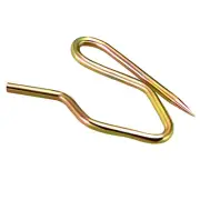 Curtain Hooks Metal Pin-On Drapery Hooks 1 inch Length Bronze Tone 20 Pcs