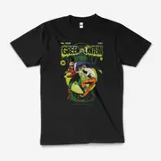 Green Lantern Fall Issue DC Superhero Cotton T-Shirt Unisex Tee Black