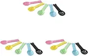 Ipetboom Rat Poop Scoop 15 Pcs Hamster Sand Shovel Hamster Bath Tool Litter Scoop Guinea Pig Scoop Hamster Bathtub Cleaning Spoon Hamster Bathtub Spoon Hamster Scooper Pet Bath Set Plastic
