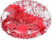 GANAZONO Inflatable Snow Tube for Heavy Duty PVC Snow Sled with Handles Portable and Lightweight Design for Winter Outdoor Sports and Sledding Fun