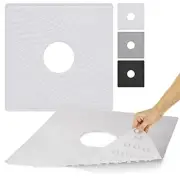 Vive Shower Mat - 22" by 22" Square Non Slip Large Bath Mat for Bathtub -