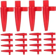 Kisangel 20Pcs Plastic Air Pump Nozzles for Inflatable Balls Air Mattresses Fit for Standard Pumps Inflatables for Bed Tire and Use
