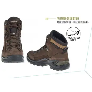 LOWA GTX中筒多功能健行鞋 男款 LW310968-0442 咖啡棕 寬楦 德國 Gore-Tex 防水登山鞋