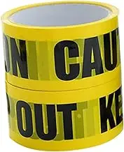 HOMOCONO 2Rolls Caution Tape Pe Barricade Tape Weatherproof Warning Tape for Hazardous Areas High Visibility Party Favors for Construction Sites and Halloween Decor