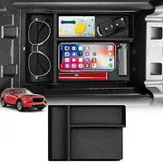 Mazda CX-90 2024 Center Console Storage Organizer Box Tray Pad TPE, Armrest Compartment Accessories