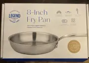 Legend 8" 5 Ply Copper Core Frying Pan | Professional Home Chef