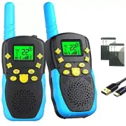 UECOO Rechargeable Walkie Talkies for Kids 22 Channels 2 Way Radio Toy with 2Ã—1