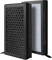 HEPA Cabin Air Filter Replacement Kit (2-Pack) ，Compatible for Tesla， Model 3 / Model Y Carbon PM2.5 Filtration