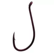 Gamakatsu Octopus Needle Pointed Barbed Hook w/Ringed Eye #4 Red 10/Pk 02308