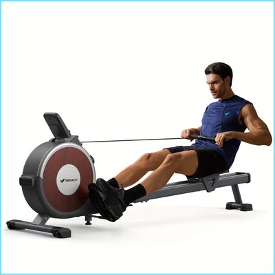 Merach Q1S Quiet Magnetic Rowing Machine - 16 Levels Of Tension, Dual Slide Rail