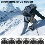 Ice Snow Anti Slip Spikes Grips Grippers Crampons Cleats For Hike Shoes Boots