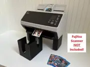 XTRA TALL Card Scanner RISERS and CARD CATCH BIN for Fujitsu fi-8170 Scanner