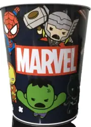 Marvel Avengers Kawaii Art Trash Can Wastebasket Waste Bin