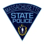 3" Non-Reflective Massachusetts State Police Logo Sticker Decal