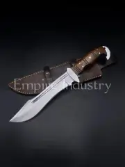 Custom Handmade Full Tang Carbon Steel Hunting Short Machete With Sheath