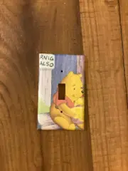 Handmade Winnie the Pooh Light Switch Cover, WTP26