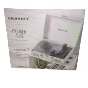 Crosley Cruiser Plus Turntable Record Player Wireless Bluetooth Speaker Portable