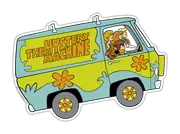 Scooby-Doo Mystery Machine Premium Character Domed Logo Automotive Sticker Emblem