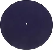 Felt Turntable Mat Static for Vinyl Records Navy Lightweight Portable Record Player Pad for Enhanced Audio Scratch Protection Compatible with Various Phonographs