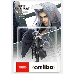 【NS週邊】 Switch 任天堂明星大亂鬥 太空戰士系列 amiibo 賽菲羅斯【台中星光電玩】