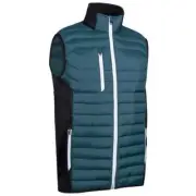 ***BRAND NEW*** Sunderland Anton Padded Gillet - Evergreen/Black/White