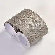 Wood Grain Repair Tape, Self Adhesive Wood Grain Repair Patch for Tables, Chairs, Baseboards, Doors, Windows, Floors, All Kinds of Furniture Renovation, Handicraft DIY(Gray Oak,15cmx5m)
