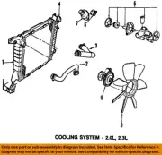 FORD OEM 95-01 Ranger Cooling Water Pump-Water Pump XL5Z8501CA