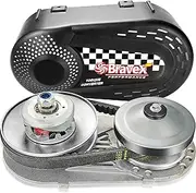Motovecor Torque Converter Go Kart Clutch Set, Replaces Comet TAV2 3/4 Inch 30-75, Manco, 10t 40 or 41 Chain, 3/4" 218353A, (0.75" 10T 40/41)-Upgrade Upgrade