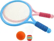 TOYANDONA 1 Set Badminton Racket Set Lightweight Outdoor Sports Equipment for Random Color Develops Hand Eye Coordination and Family Bonding for Fun and Active Play Random Color