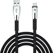 Laser ChargeCore 2M MFI Certified Braided Lightning Cable Charger, Durable Zinc Alloy Connectors, USB A to Lightning Cable for Apple Devices - iPhone 11/12/13/14/15 Pro/Pro Max, iPad Pro/Mini, iPods