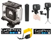 GoPro Super Suit Dive Housing for HERO5 AADIV-001+ FLOAT STRAP +STABILIZING GRIP