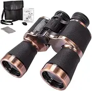 High Powered Binoculars,Portable 20x50 Binoculars Telescope | Waterproof Outdoor Binoculars with Carrying Case, Large Eyepiece Spyglass for Hunting, Travel, Football Games