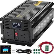 VEVOR Power Inverter 3000W Modified Sine Wave Inverter DC 12V to AC 240V Car Converter with LCD Display Remote Controller LED Indicators AC Outlets Power Inverter for Car RV Truck Boat Travel Camping
