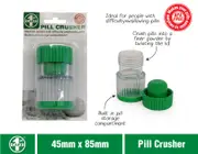 1st Care Pill Medicine Crusher Grinder Tool Tablet Box Compartment