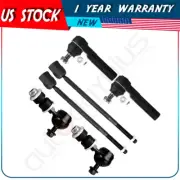 For 1993-2002 Nissan Quest 6Pcs Front Steering Sway Bar Inner Outer Tie Rod End (for: Nissan)