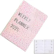 2025 Planner - Small A7 2025 Agenda Plan Book - Weekly/Monthly Planning Calendar, Pocket Daily Planner, Day Designer for Diary Appointment for Writing Work