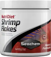 Seachem NutriDiet Premium Shrimp Flakes with Probiotics Marine & Freshwater Aqua