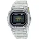 【CASIO 卡西歐】G-SHOCK 40週年限定 獨特透視錶面 半透明 經典方型 DW-5040RX-7_42.8mm